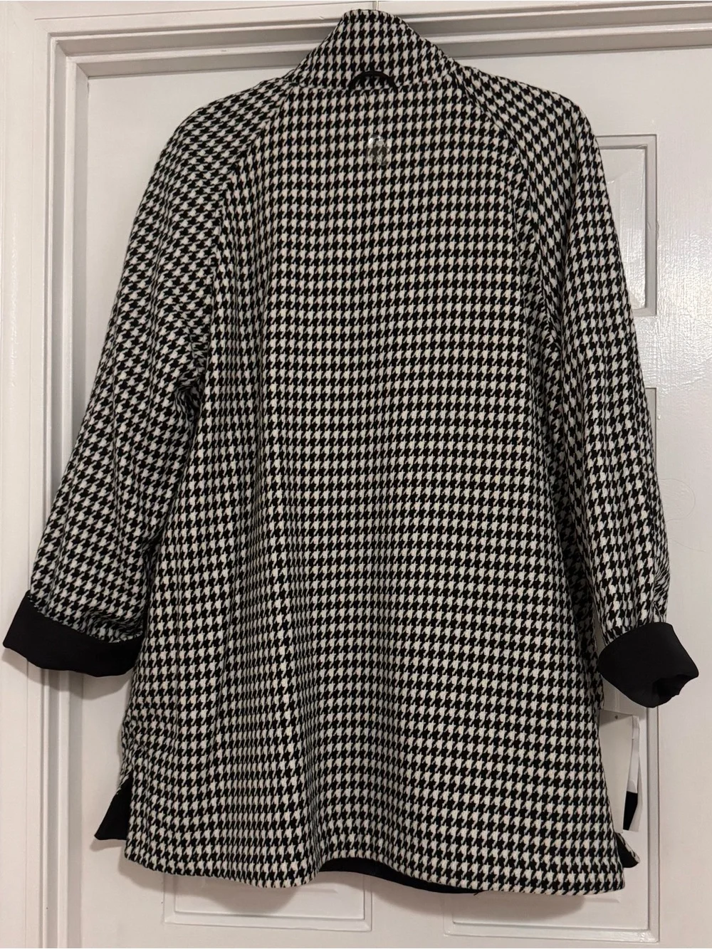Jones New York - Reversible, water resistant Jacket - Black & White - NEW